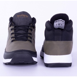 Baskets en cuir chaussures Trax Bustagrip M MRM7B vert 6