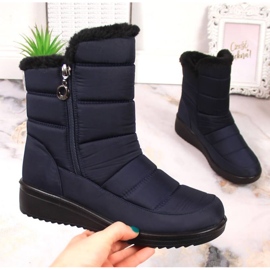 Bottes de neige isolées NEWS W EVE377B bleu marin 1