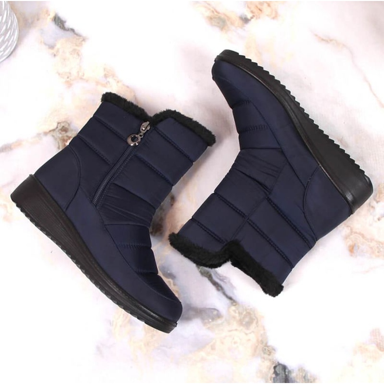 Bottes de neige isolées NEWS W EVE377B bleu marine 2