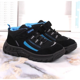 Befado Jr BEF37A chaussures de trekking hautes imperméables noir 2