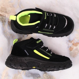 Befado Jr BEF37B chaussures de trekking hautes imperméables le noir 2