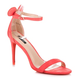 Vices Escarpins en daim avec oreilles rouge 1