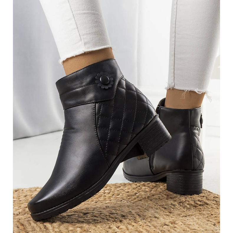 BM Bottes isolées noires de Larry 1