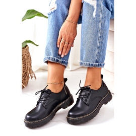 Chaussures Oxford en cuir Big Star II274107 Noir 2