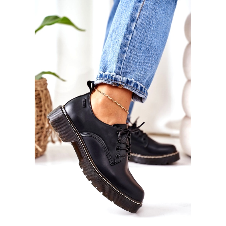 Chaussures Oxford en cuir Big Star II274107 Noir le noir 5 Chaussures Oxford en cuir Big Star II274107 Noir le noir 5