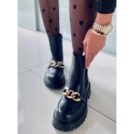 BM Bottines Chelsea montantes femme Moby Noir le noir 1