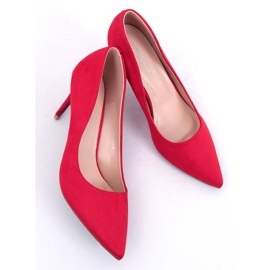 Belluci Escarpins femme en daim Tilda Red rouge 4