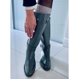 BM Bottes d'équitation vertes fendues 1