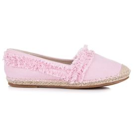Vices Espadrilles roses à pompons 2