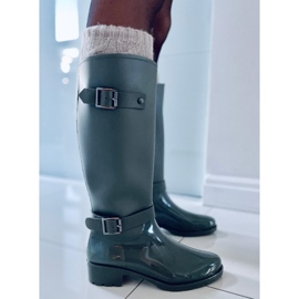 BM Bottes d'équitation vertes fendues 4