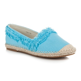 Vices Espadrilles Bleues À Franges 2