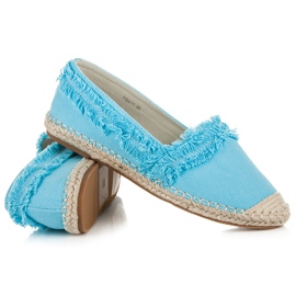Vices Espadrilles Bleues À Franges 4