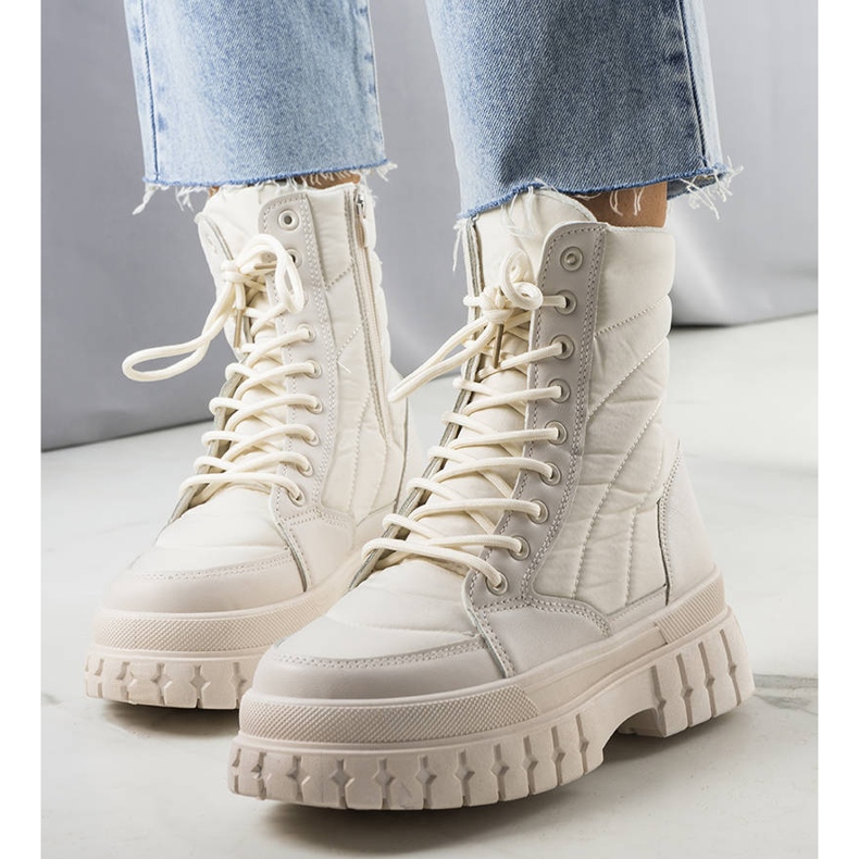 Bottes de neige isolées Arinna beige 1 Bottes de neige isolées Arinna beige 1