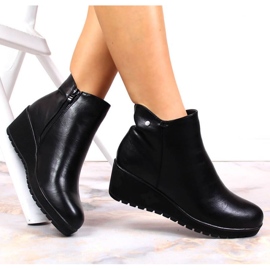 Bottes compensées isolées Jezzi W JEZ377A le noir 1