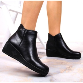 Bottes compensées isolées Jezzi W JEZ377A le noir 3