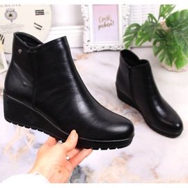 Bottes compensées isolées Jezzi W JEZ377A le noir 4