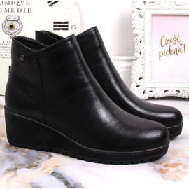 Bottes compensées isolées Jezzi W JEZ377A le noir 5