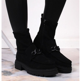 Bottes isolées en daim Laura La.Fi PMR26 noir 2