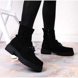 Bottes isolées en daim Laura La.Fi PMR26 le noir 3