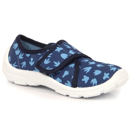 Chaussons velcro Befado Jr BEF39 pour la maternelle bleu 2 Chaussons velcro Befado Jr BEF39 pour la maternelle bleu 2