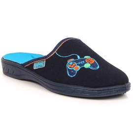 Chaussons de maison Befado Jr BEF40B bleu marine 2