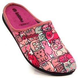 Chaussons confortables avec insert amovible Inblu W ARC18A rose 1