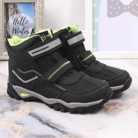 Masita Bottes isolées Velcro McKeylor Jr JAN171 noir 2