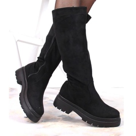 Bottes chaudes en daim T.Sokolski W SCA180 le noir 1