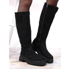 Bottes chaudes en daim T.Sokolski W SCA180 le noir 2