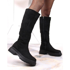 Bottes chaudes en daim T.Sokolski W SCA180 le noir 3