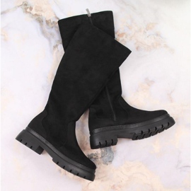 Bottes chaudes en daim T.Sokolski W SCA180 le noir 4