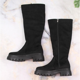 Bottes chaudes en daim T.Sokolski W SCA180 le noir 5