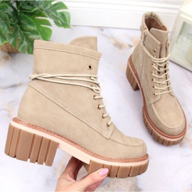 Bottes de travail isolées Jezzi W JEZ366 beige 2