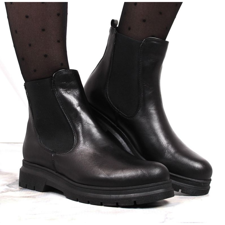 Dolomite Rage Pro Slip-on en cuir Dolce Pietro W P94 noir 2