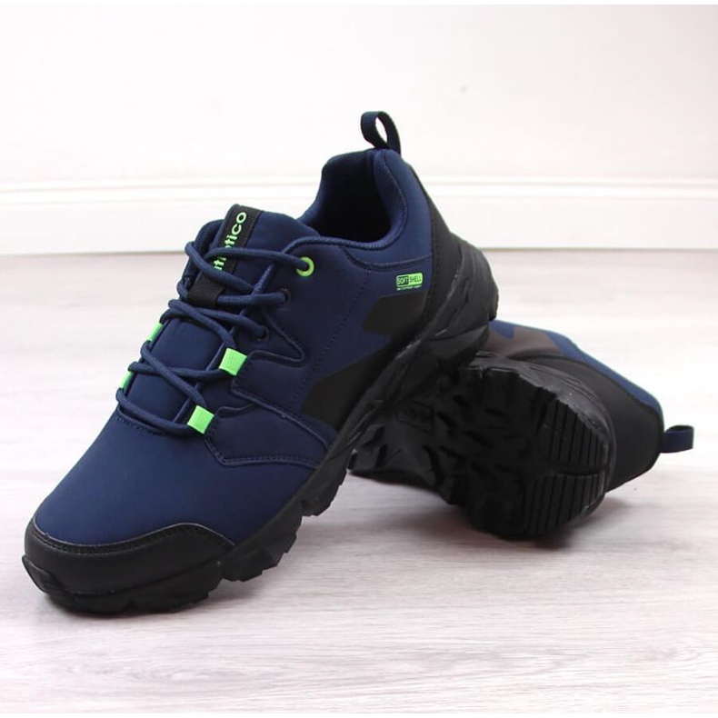 Chaussures de trekking imperméables Atletico M ATC445 bleu marine 2