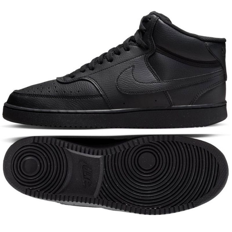 Chaussures Nike Court Vision Mid Next Nature DN3577 003 noir 1