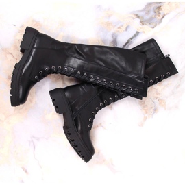 Bottes chaudes femme Filippo noir le noir 4