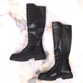 Bottes chaudes femme Filippo noir le noir 5