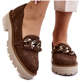 Chaussures en daim femme Laura Messi 2523 vert 5