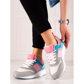 TRENDI Chaussures de sport décontractées beige multicolore 1