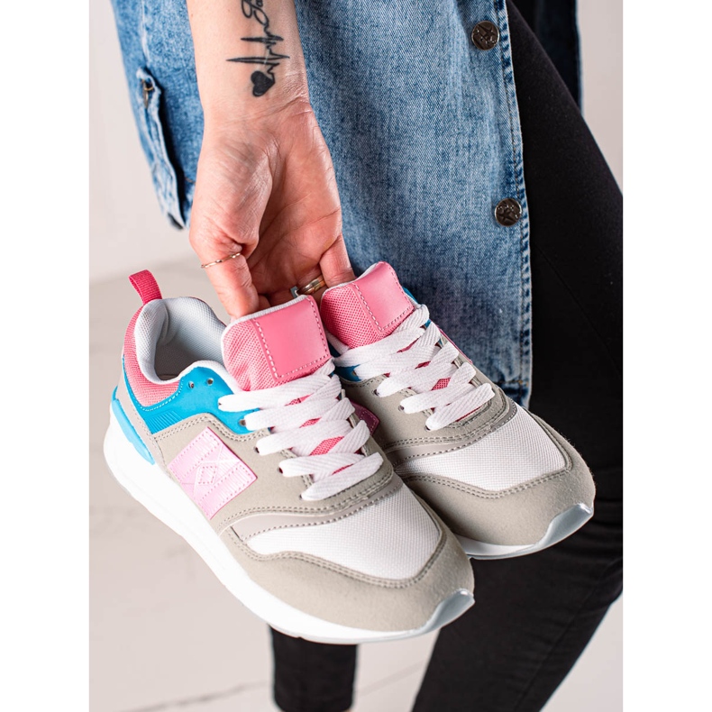 TRENDI Chaussures de sport décontractées beige multicolore 2