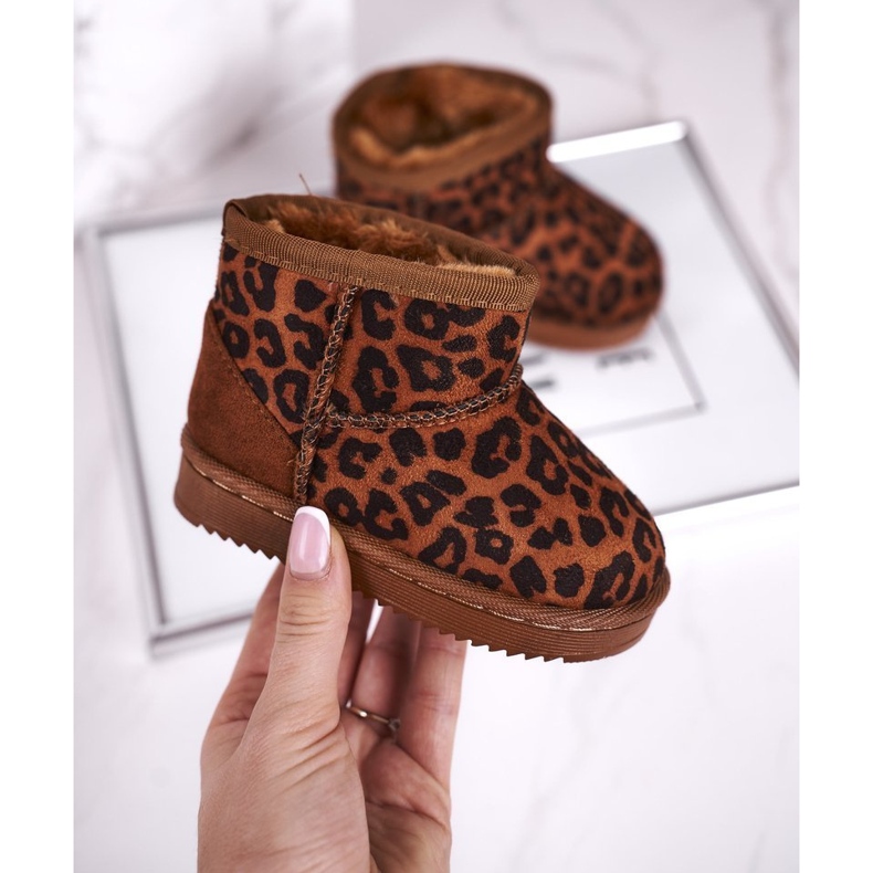 Bottes de neige chaudes pour enfants Pantherka Gooby brun 2