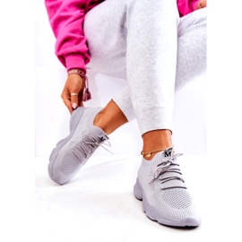 PS1 Chaussures Sport Baskets Tissu Gris Nolene 2 PS1 Chaussures Sport Baskets Tissu Gris Nolene 2