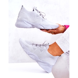 PS1 Chaussures Sport Baskets Tissu Gris Nolene 4 PS1 Chaussures Sport Baskets Tissu Gris Nolene 4