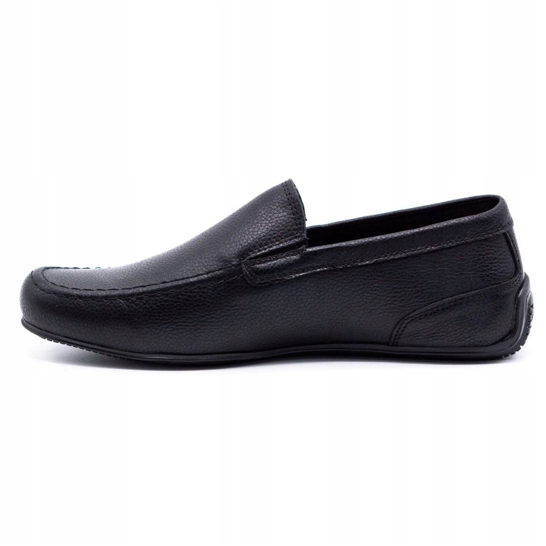 Polbut Mocassins homme cuir 2105 grain noir 1