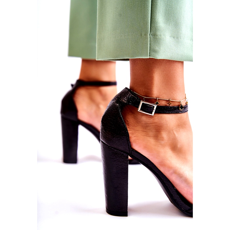 PG1 Sandales Classiques En Cuir On A Bar Noir Sallen le noir 4