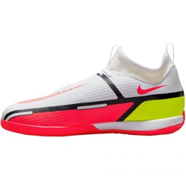 Chaussures d'intérieur Nike Phantom GT2 Academy Df Ic Jr DC0815-167 blanche rouge 3