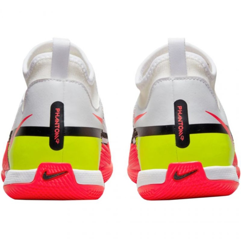Chaussures d'intérieur Nike Phantom GT2 Academy Df Ic Jr DC0815-167 blanche rouge 4