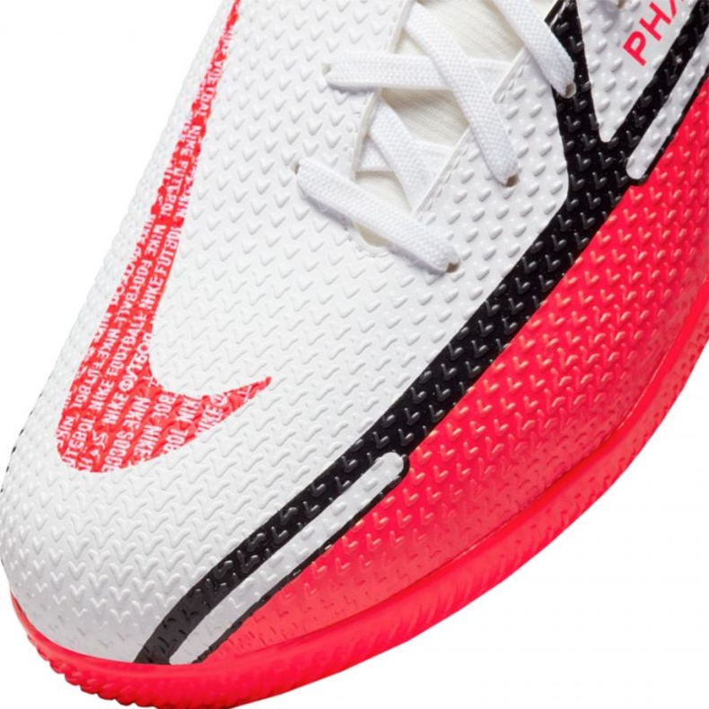 Chaussures d'intérieur Nike Phantom GT2 Academy Df Ic Jr DC0815-167 blanche rouge 5