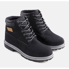 Bottes isolées noires pour hommes de Kinze 1